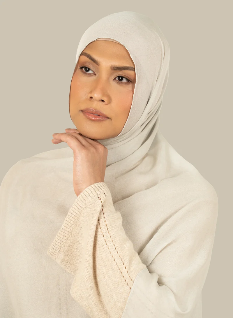 سيلكروز حجاب شيفون حريري لؤلؤي